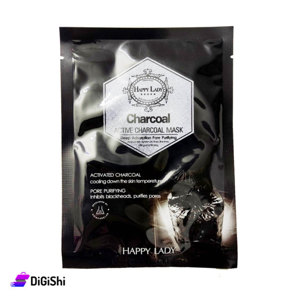 Happy Lady Charcoal Face Mask