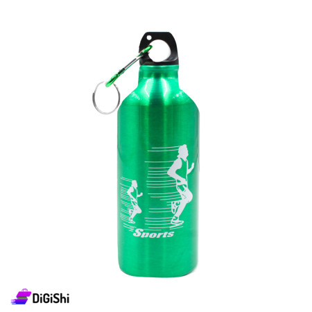 Aluminium Bottle 500ml Sports - Green
