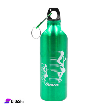 Aluminium Bottle 750ml Sports - Green