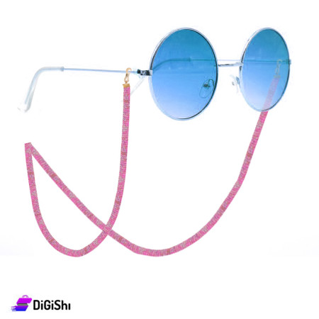 Colorful Eyeglasses Pendant - Pink