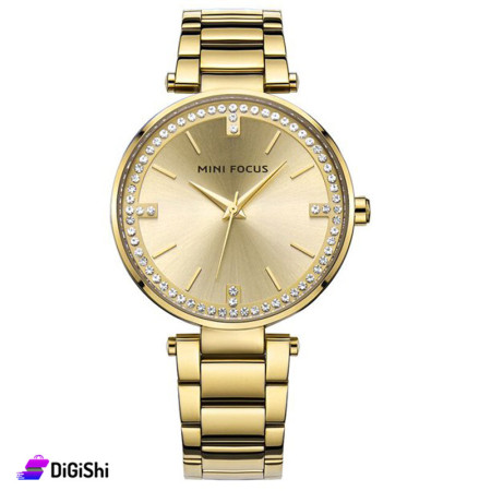 MINI FOCUS MF0031 Women's Wrist Watch - Golden