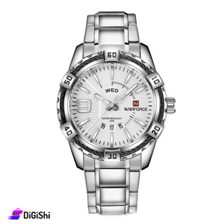 NaviForce NF9117 Men's Wrist Watch - Silver
