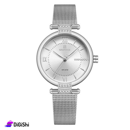 NaviForce NF5019 Women's Wrist Watch - Silver