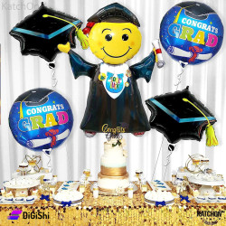 Graduation Foil Balloons Set