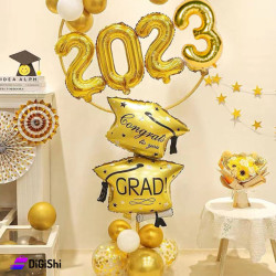 Congrats Grad Foil Balloon Set 5 pcs
