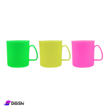 Kids Colorful Plastic Mug Set