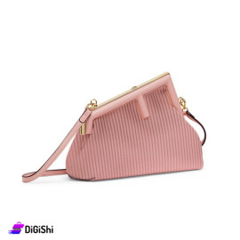 FENDI Women's Leather Shoulder Bag - Light Pink