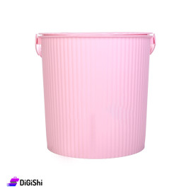 Homy Plast Versatile Plastic Bucket with Lid - Pink