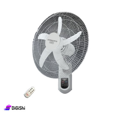 Al-Anwar Wall Fan Works on Electricity and a Battery 20 inches