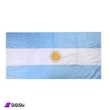 منشفة استحمام قطن علم الأرجنتين