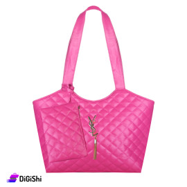 YSL Women's Handbag with Purse - Fuchsia