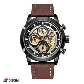 NaviForce Nf9167 Men's Wrist Watch - Brown