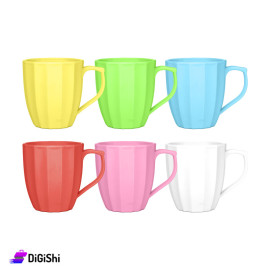 Colorful Fluted Plastic Cup Set