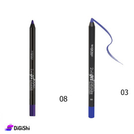 قلم تحديد العين أزرق DEBORAH 2 In 1 Gel Kajal & Eyeliner