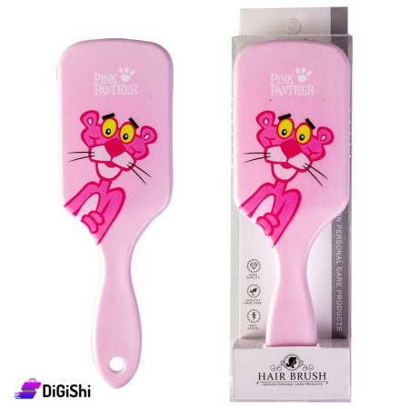 Small pink leopard paint brush