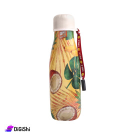 Fruits Water Bottle with Pendant - Beige