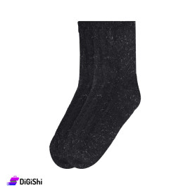 Girl's Long-Sleeved Bashkir Socks - Black