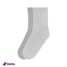 Girl's Long-Sleeved Bashkir Socks - Gray
