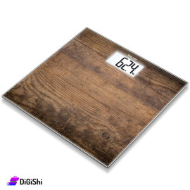 Beurer GS 203 Wood Electronic Scale for Measuring Weight and Fat