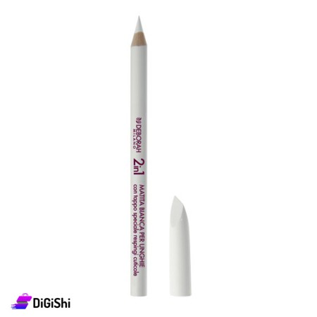 DEBORAH 2in1 WHITE NAIL PENCIL FRENCH MANICURE