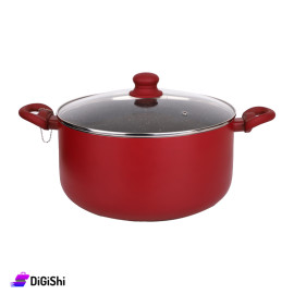 Chinese Granite Cooker Measuring 28 - Red