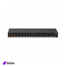 Dahua 16-Port Unmanaged PoE Gigabit Switch - DH-PFS016-16GT-190