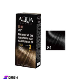 AQUA COSMO Permanent Hair Dye - Black 2.0