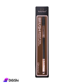 Ruby Face Double Headed Eyeshadow Brush - Black and Gold