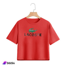 Lacoste Women's Cotton T-shirt 156 - Red -M 156