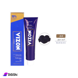 صبغة شعر Vizon Colour - 2.0 أسود مزرق