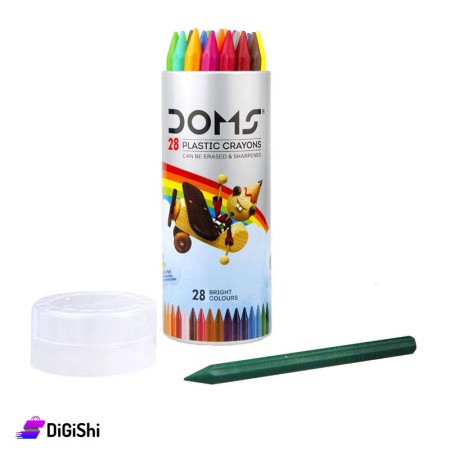 أقلام تلوين بلاستيك DOMS - 28 قلم تلوين