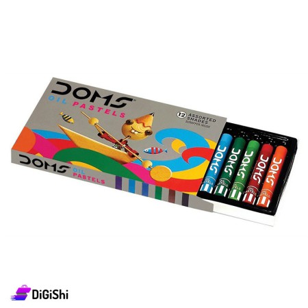 DOMS Oil Pastels 12 Shades