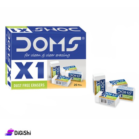 مجموعة محايات DOMS X1 Dust Free Erasers