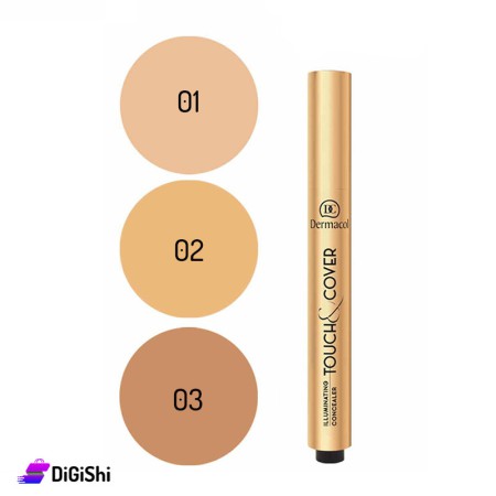 Dermacol Highlighting Click Touch and Cover Concealer - 01 & 02 & 03