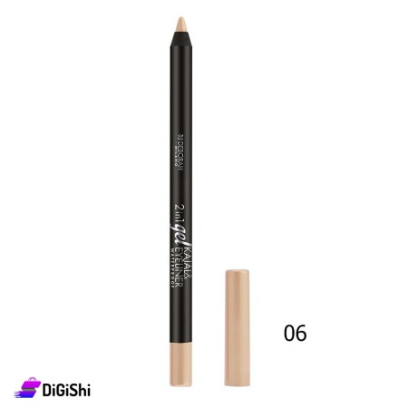 DEBORAH 2 In 1 Gel Kajal & Eyeliner Beige Eye Pencil