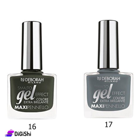 DEBORAH Gel Effect Gray Nail Polish