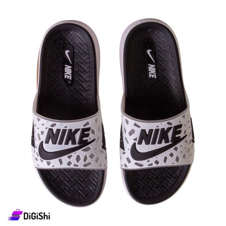 Nike Men's Slippers - White & Black