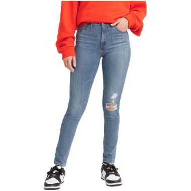 Levis  Womens Blue 721 High Rise skinny Jeans 