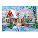RoseArt Kodak Premium Christmas at Home 1000 Piece Jigsaw Puzzle 