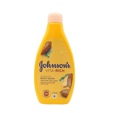 Johnsons Vita-Rich Nourishing Body Wash With Cocoa Butter 400ml 