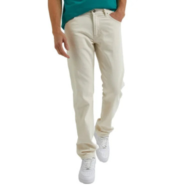 Lee Mens Off White Ecru Daren Zip Fly Jeans 