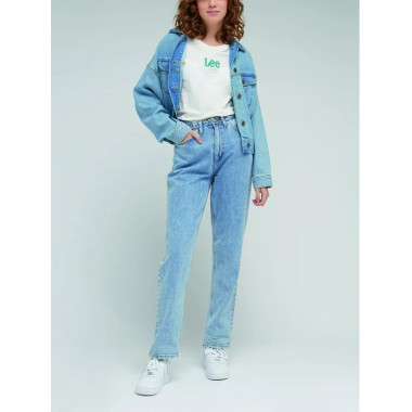 Lee Womens Blue Regular Fit Jeans 