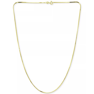 Giani Bernini Womens Square Snake Link 16" Chain Necklace in 18k Gold-Plated 