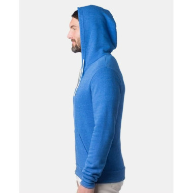 Alternative Mens Royal Blue Hooded Jacket 