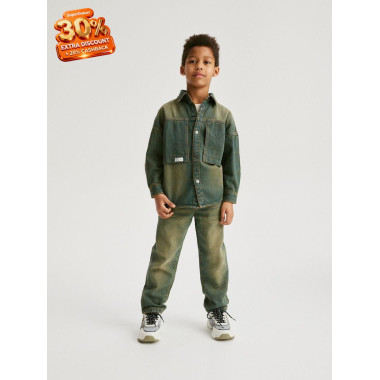 Reserved Boys Faded Denim Blue Jeans 