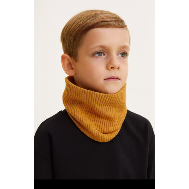 Reserved Boys Sand Ribbed Neck Gaiter 