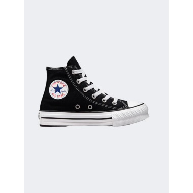 Converse Girls Black Chuck Taylor All Star Lift Ps Lifestyle Sneakers 