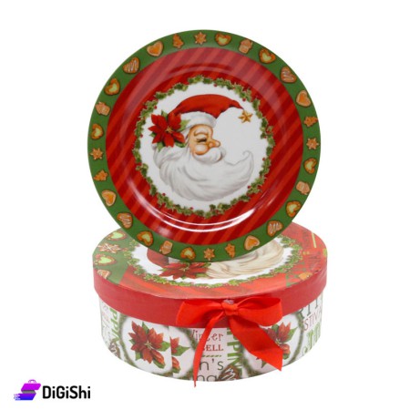 Santa Claus Porcelain Dish Set Santa Claus figure