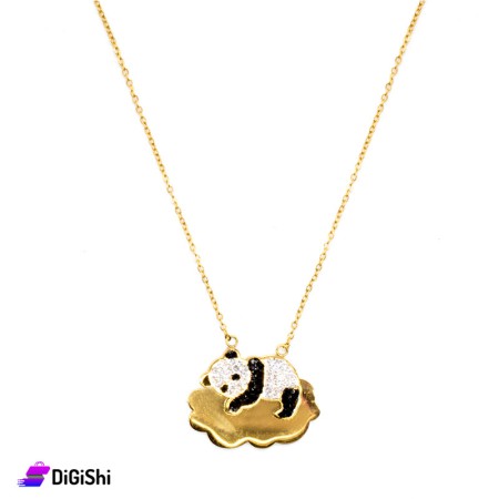 Panda Pendant Collar - Golden