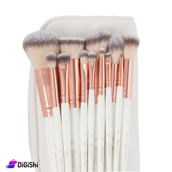 Shop BH-Cosmetics Makeup Brushes Set - White | DiGiShi